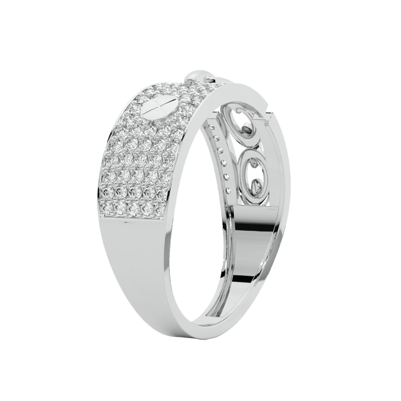 Apex Round Diamond Ring For Men